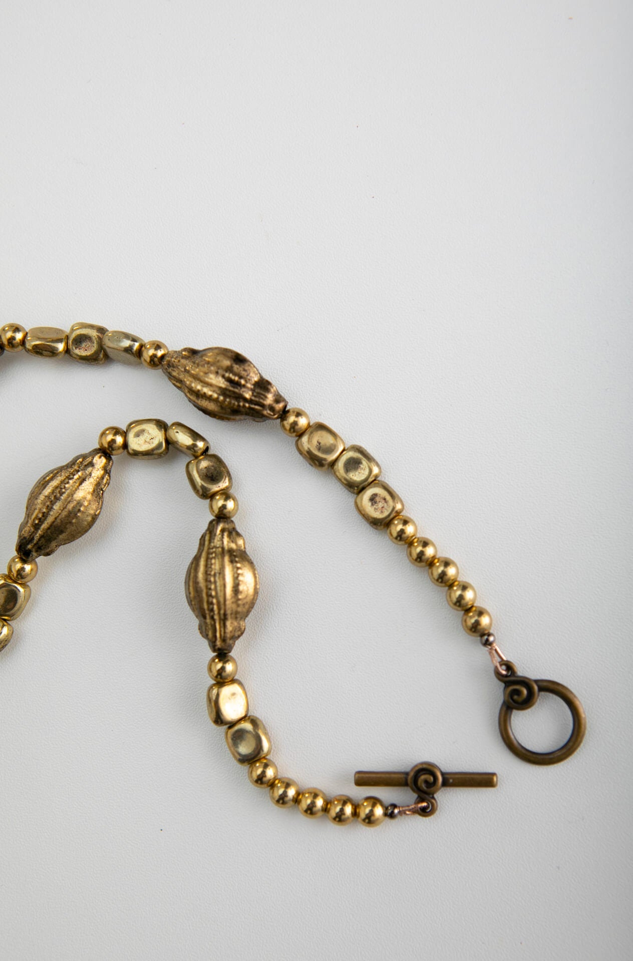Antique Brass Horseshoe Snuffbox Necklace | Hopetown & Hunter