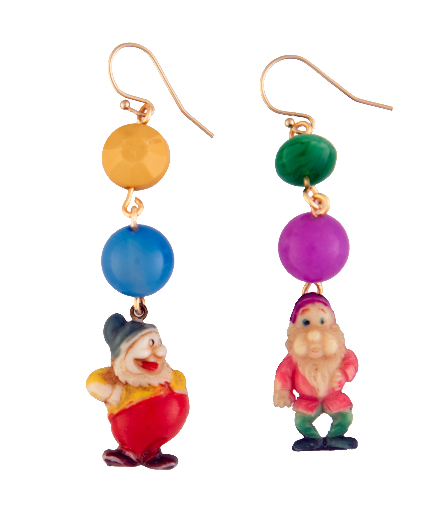 Colourful Vintage Gnome Earrings | Hopetown & Hunter