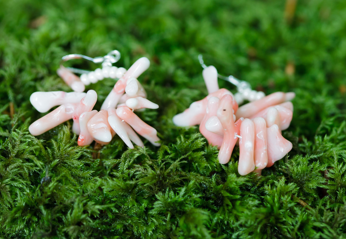 Coral Cluster Earrings | Hopetown & Hunter