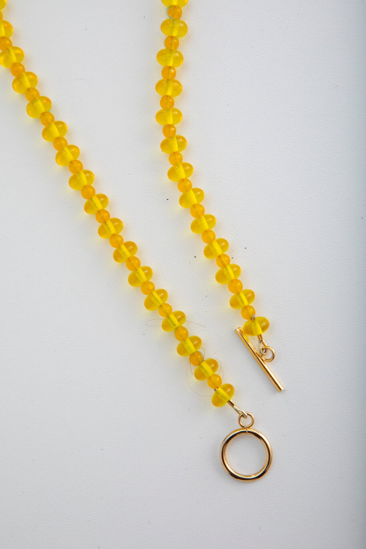 Plastic Blue and Yellow Crocodile Toy Assemblage Necklace | Hopetown & Hunter