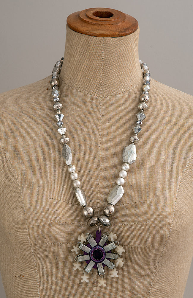 Curtain Clip Pendant Necklace