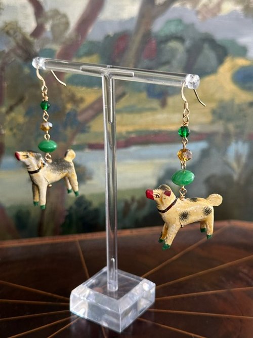 Dog Earrings
