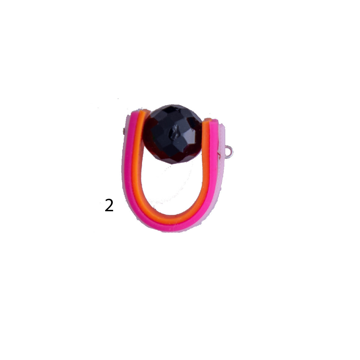 Fun Colourful Bead Rings - Size H