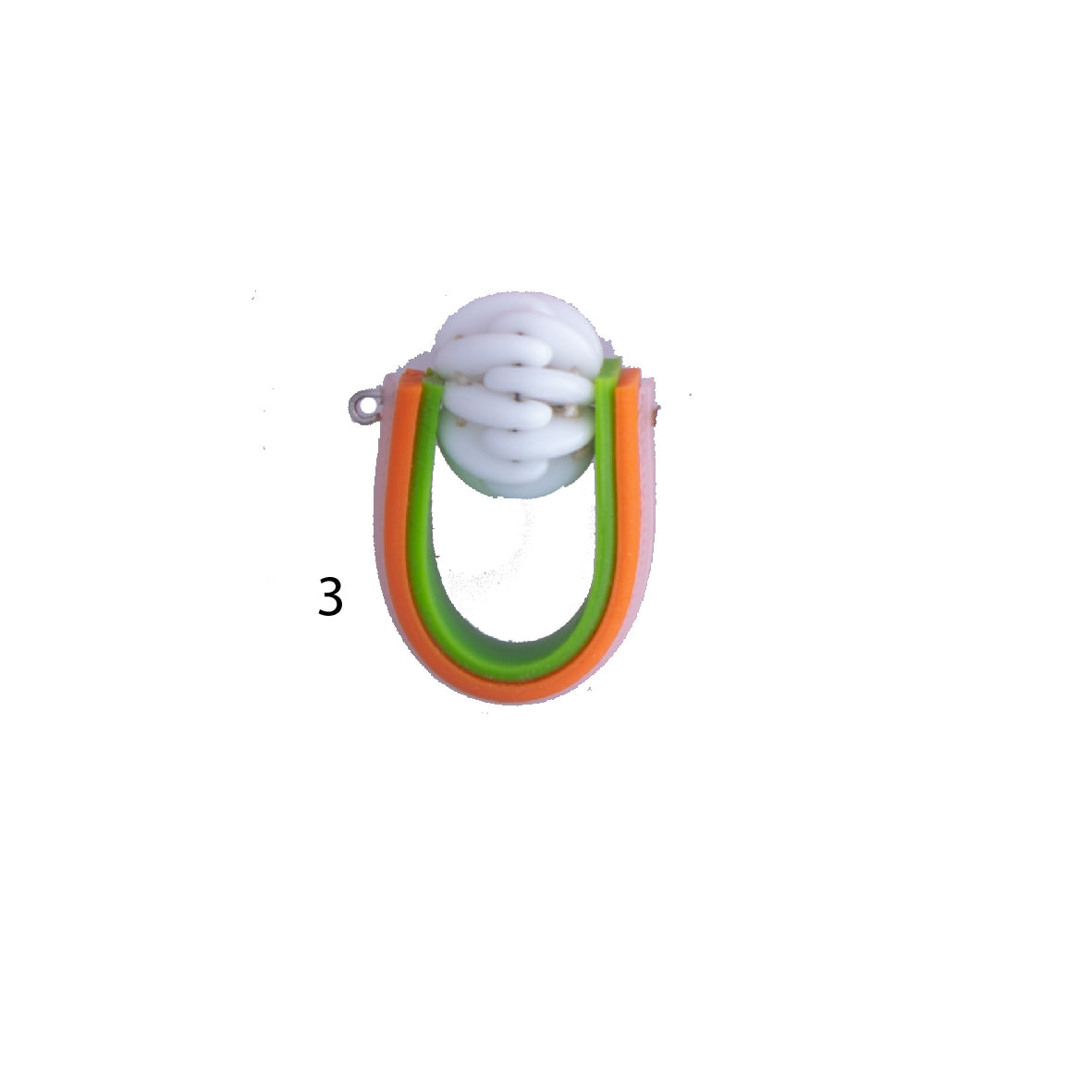 Fun Colourful Bead Rings - Size H
