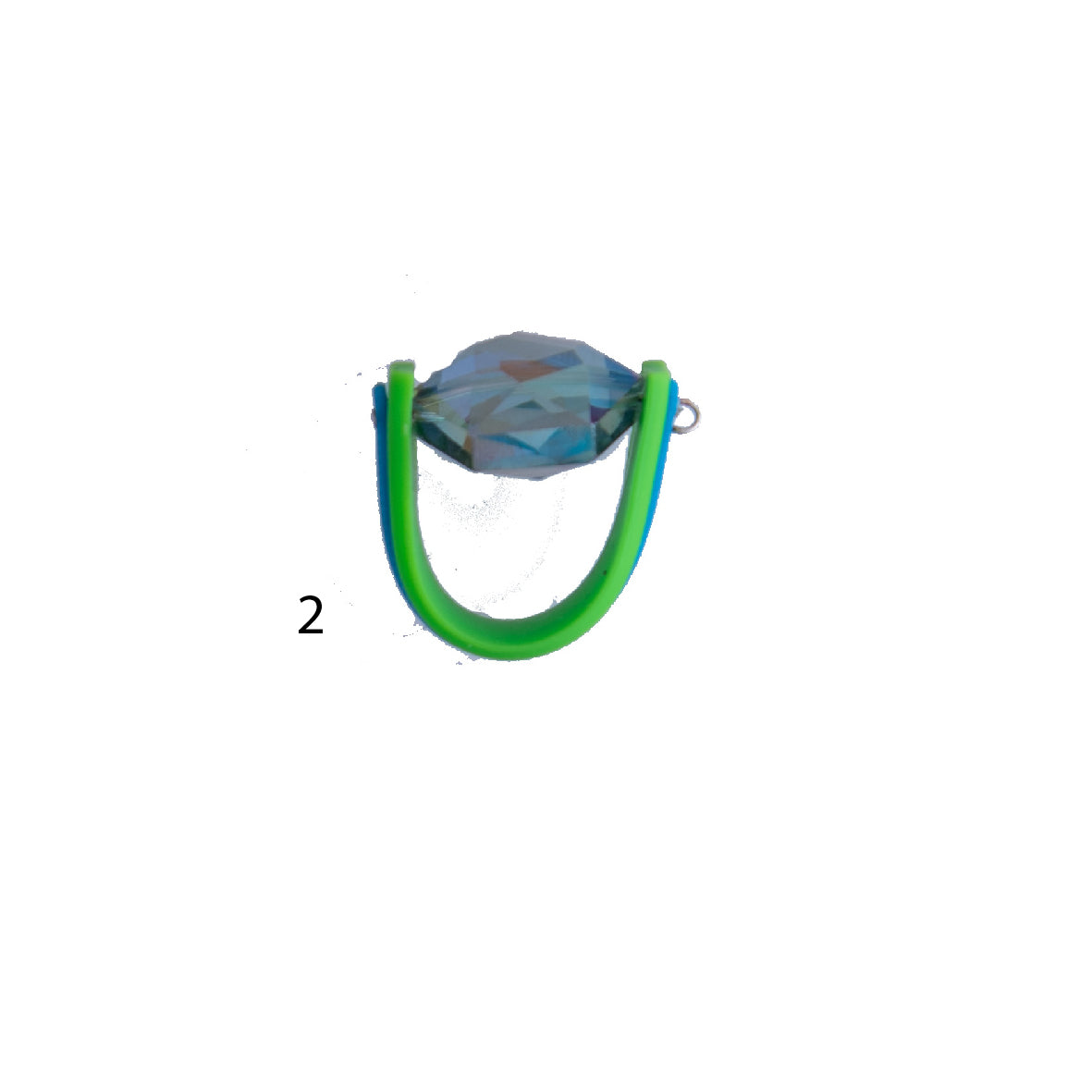 Fun Colourful Bead Rings - Size I