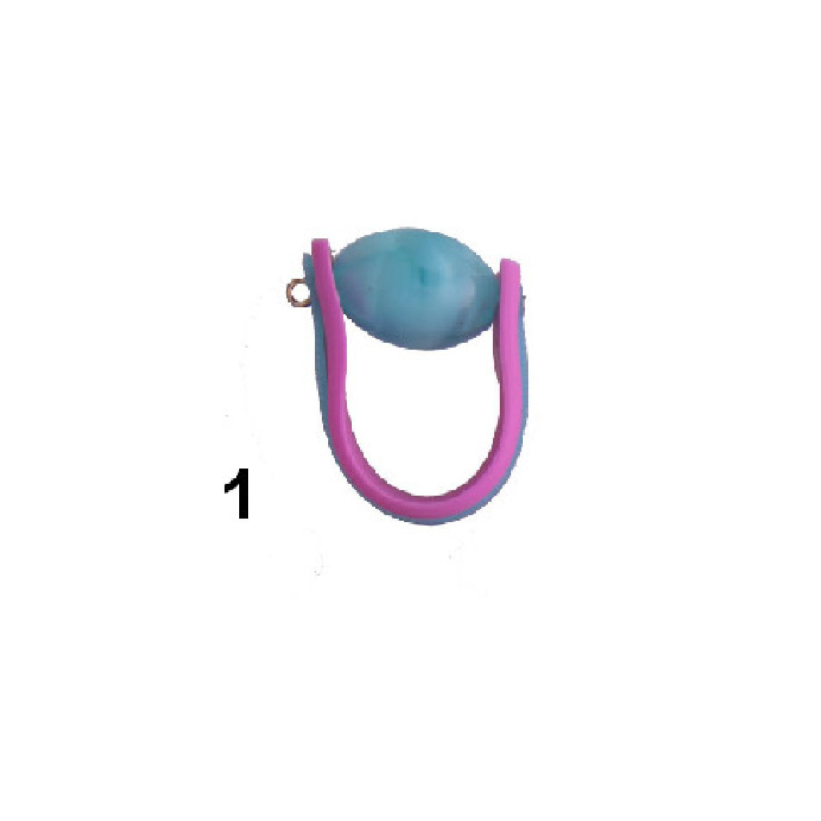 Fun Colourful Bead Rings - Size K