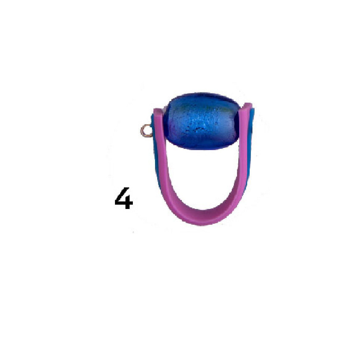 Fun Colourful Bead Rings - Size K