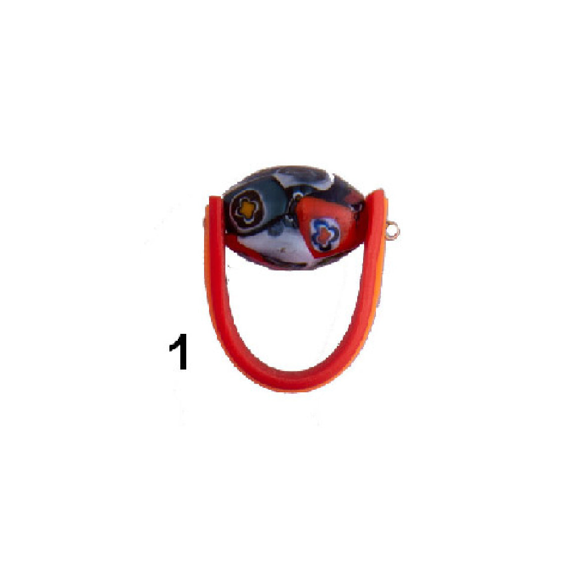 Fun Colourful Bead Rings - Size L