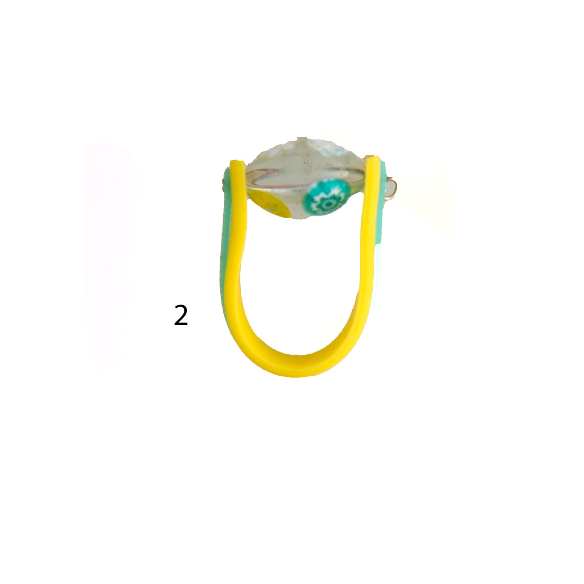 Fun Colourful Bead Rings - Size R