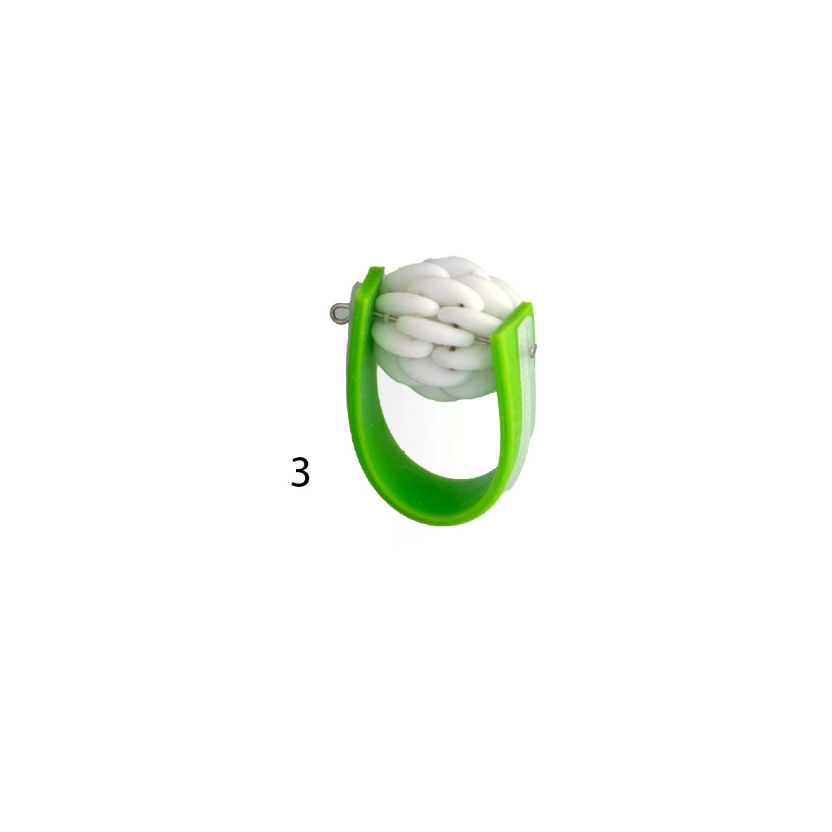 Fun Colourful Bead Rings - Size W
