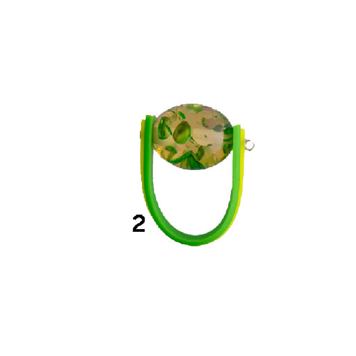 Fun Colourful Bead Rings - Size O