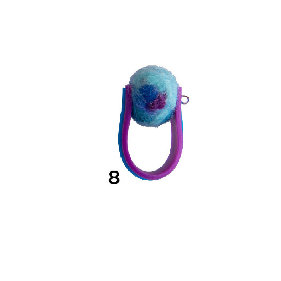 Fun Colourful Bead Rings - Size O