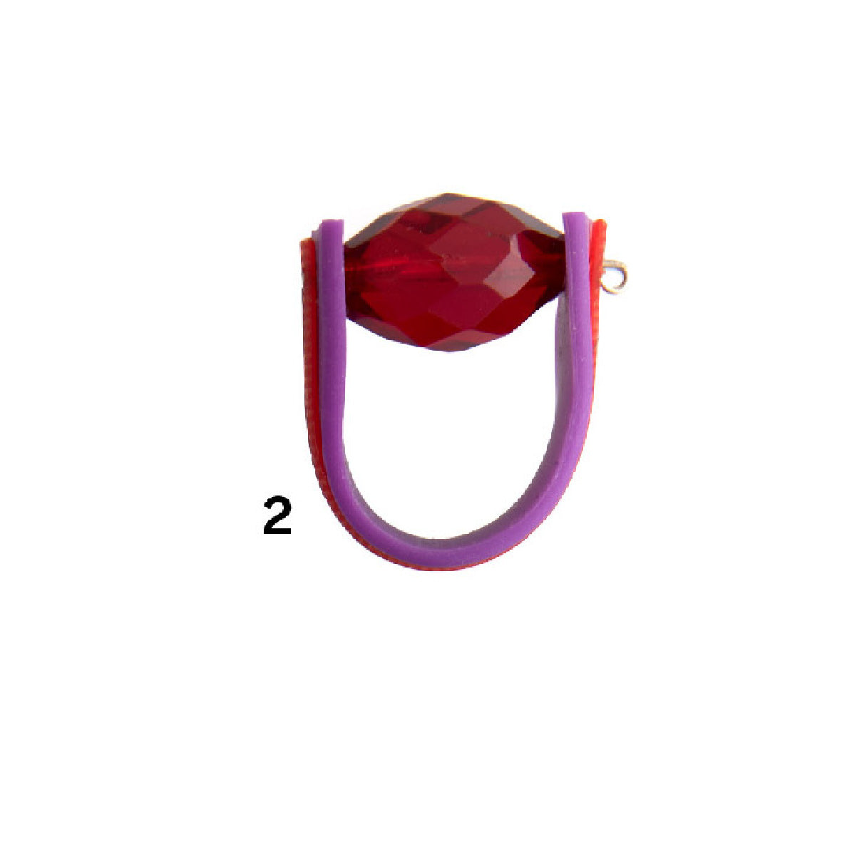 Fun Colourful Bead Rings - Size P