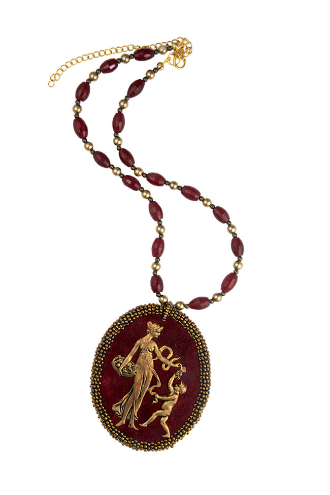 Greek Goddess And Child Necklace | Hopetown & Hunter
