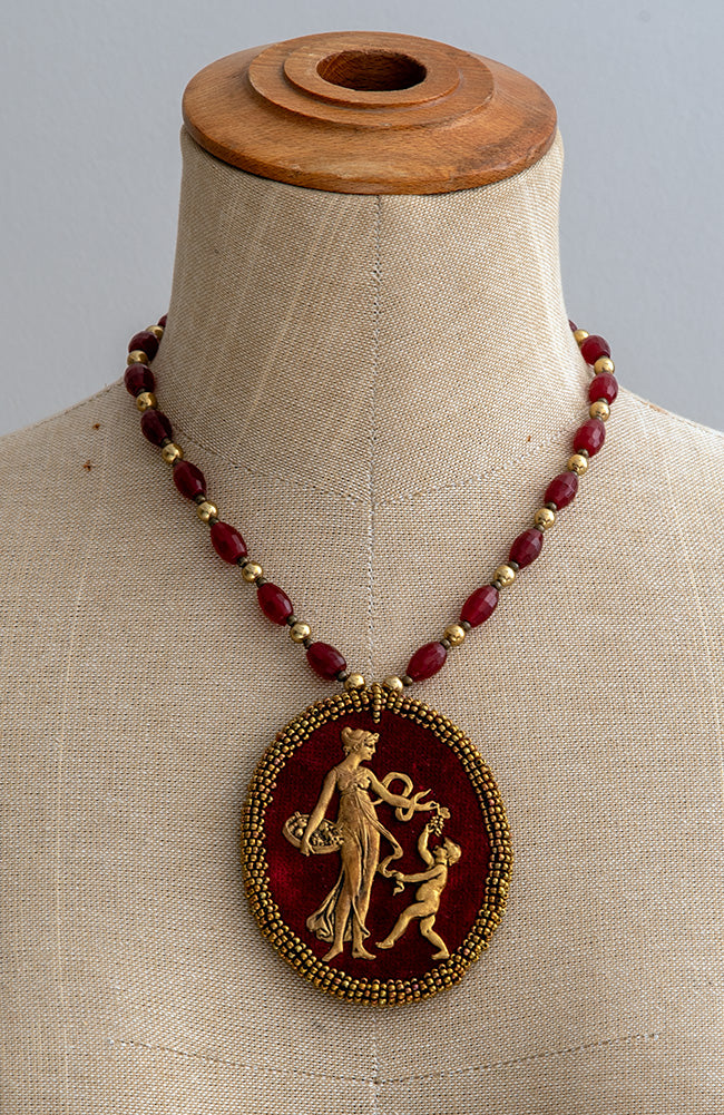 Greek Goddess And Child Necklace | Hopetown & Hunter