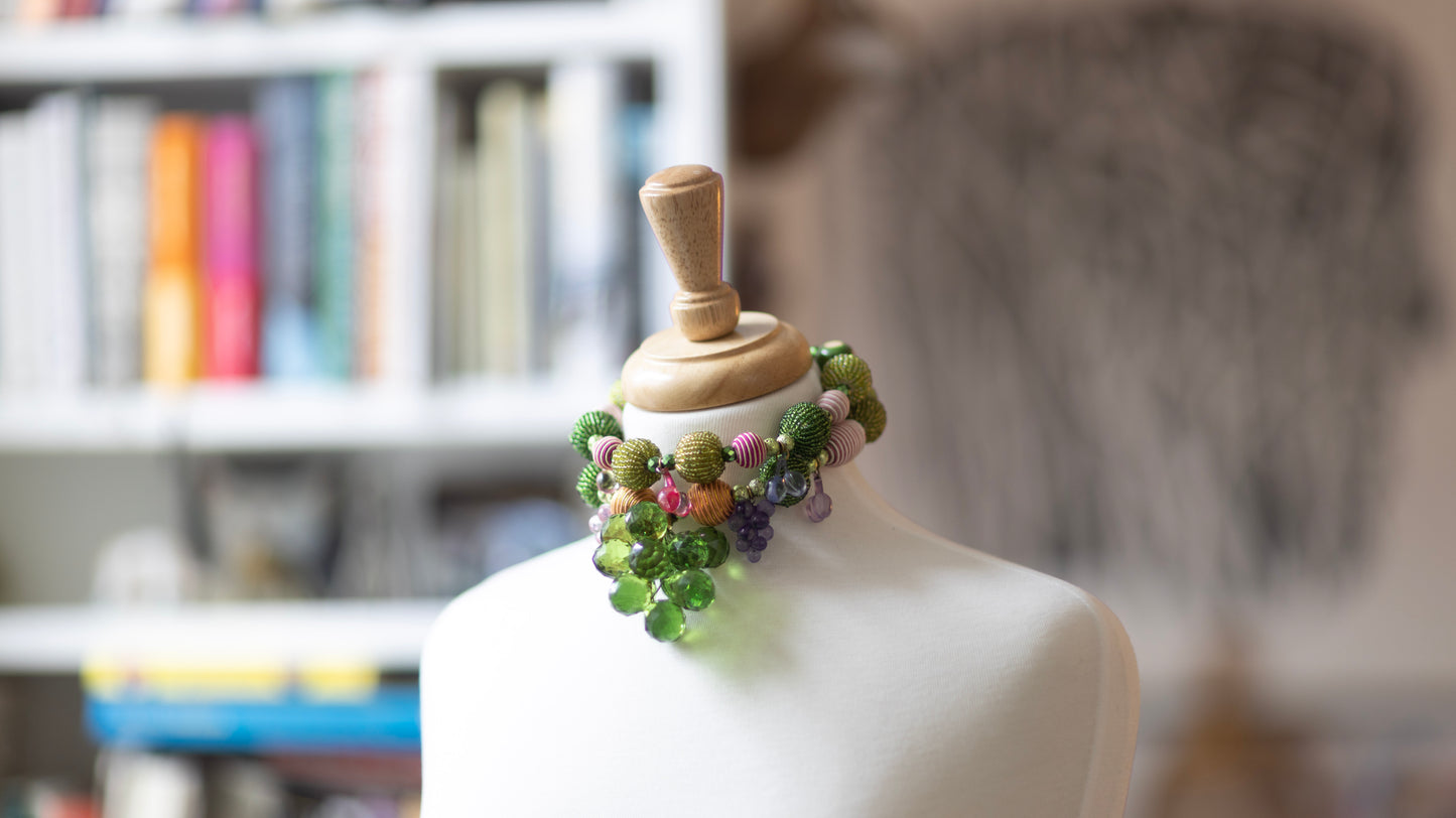 Green Grapes Necklace