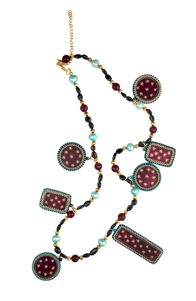 Handbeaded Gaming Chips Necklace | Hopetown & Hunter