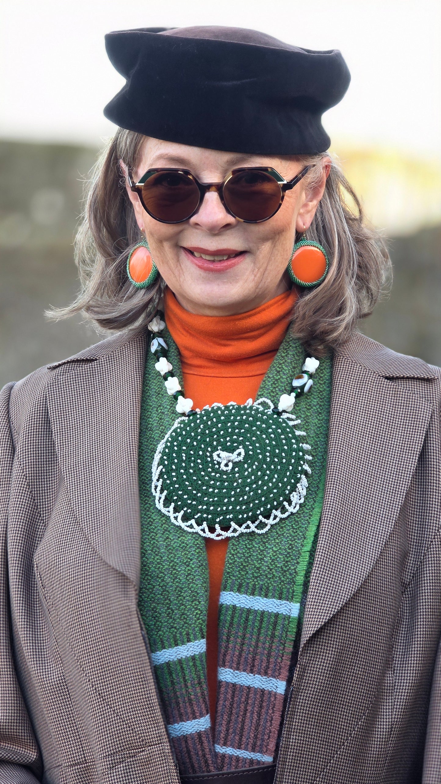 Handmade Green Vintage Teapot Stand Necklace | Hopetown & Hunter