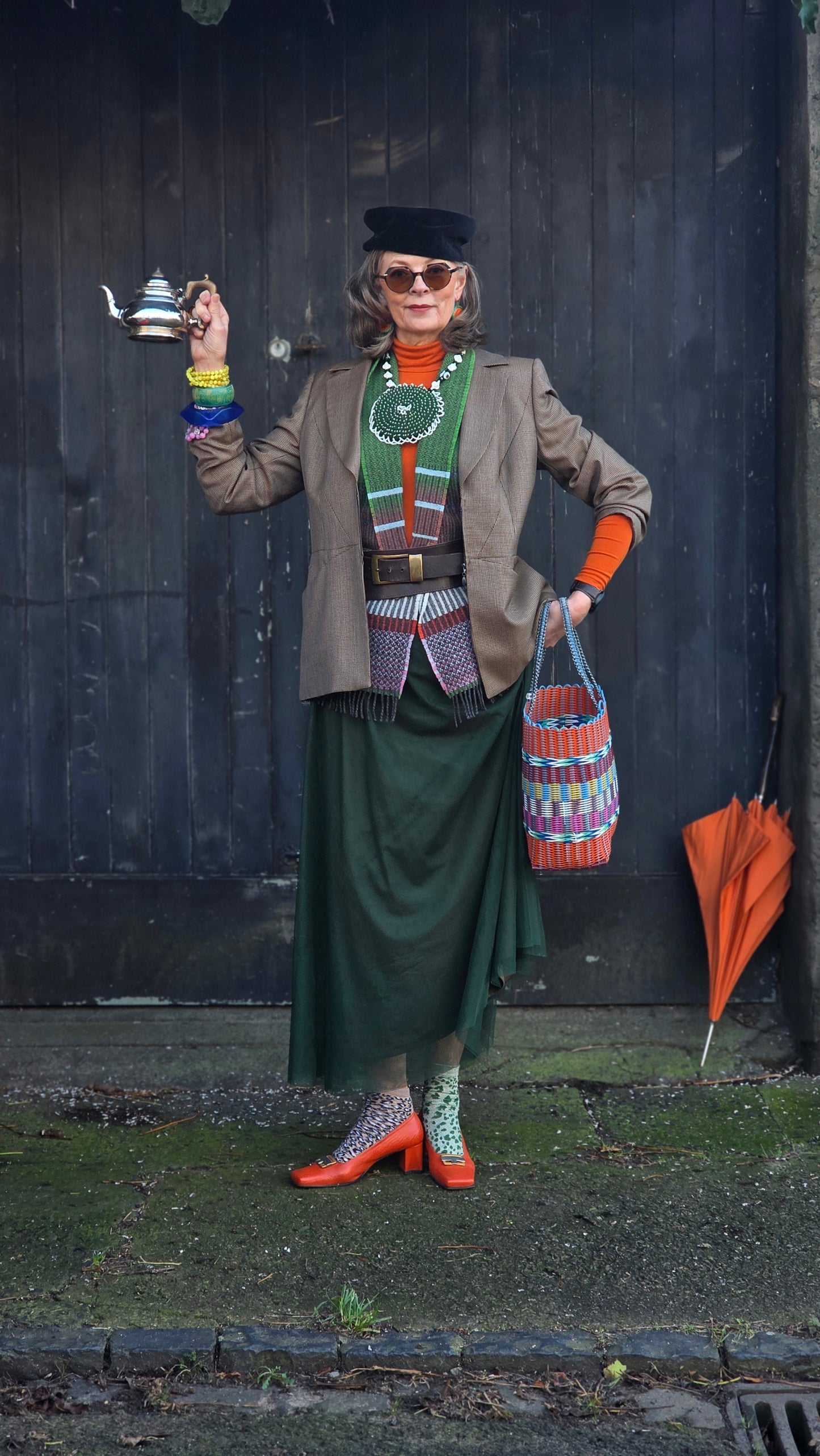 Orange Bakelite Earrings | Hopetowon & Hunter