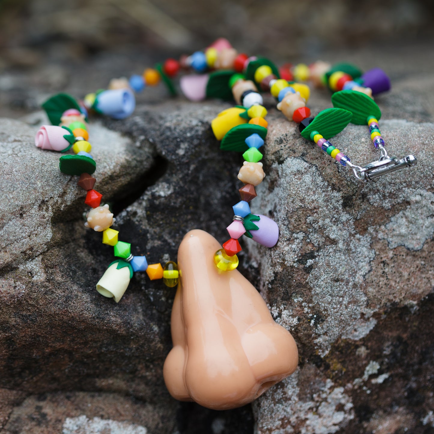 Plastic Nose Necklace
