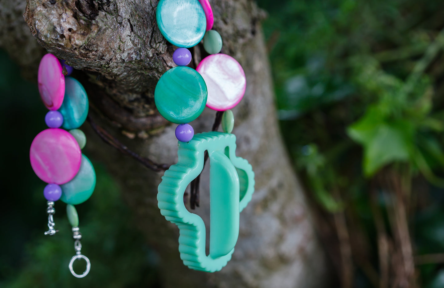 Retro Mint Green Club Cookie Cutter Necklace | Hopetown & Hunter