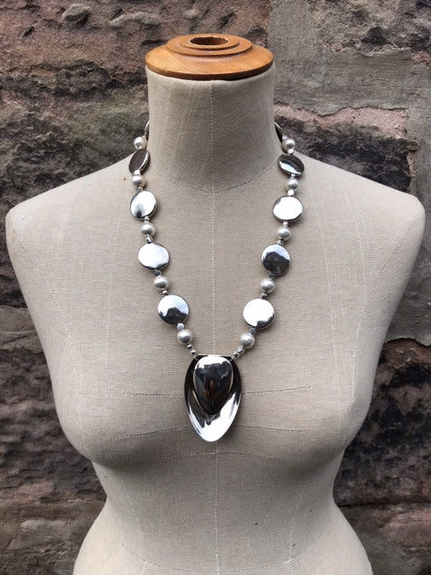 Silver Chemists Spoon Necklace