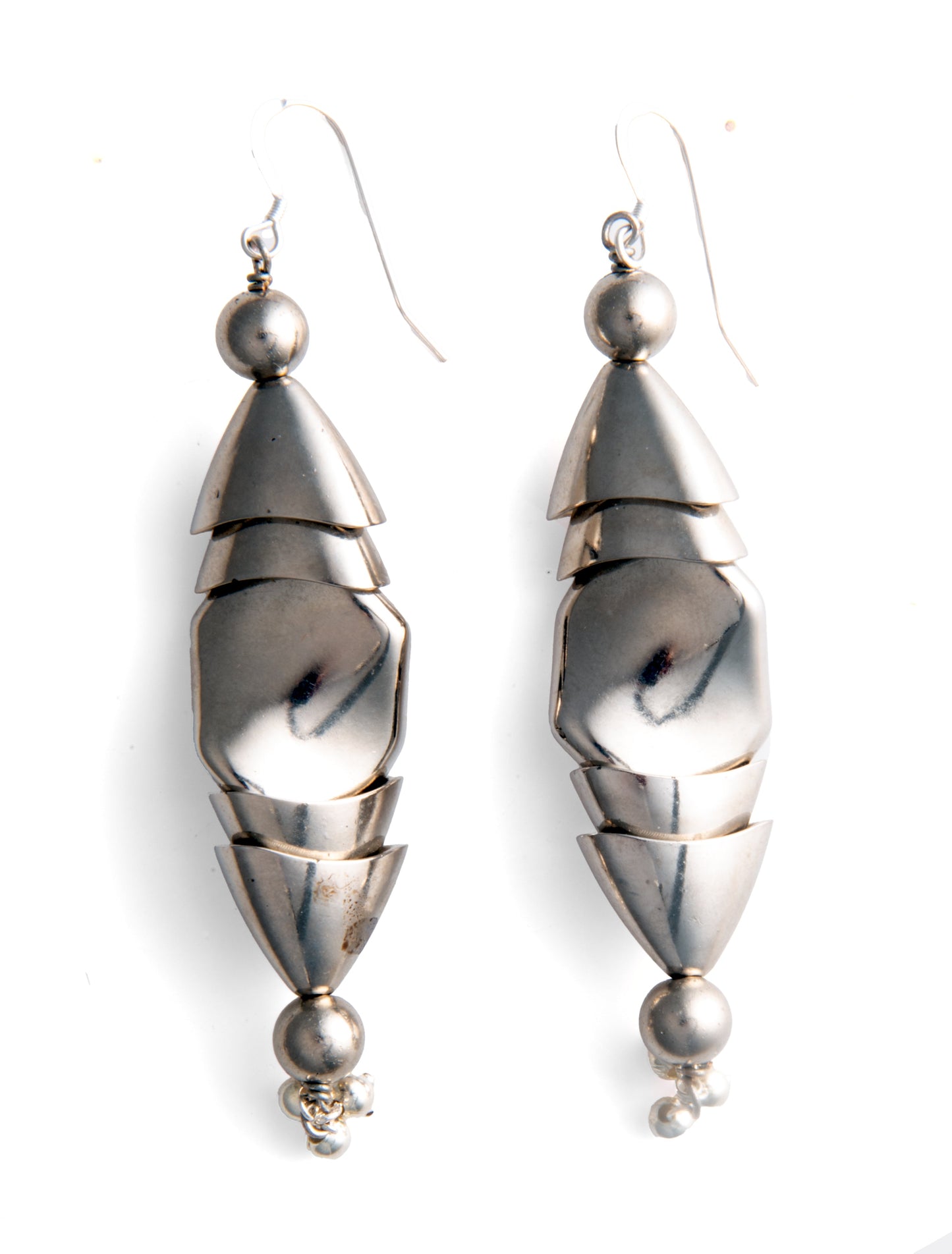 Silver Waves and Fish Earrings | Hopetown & Hunter