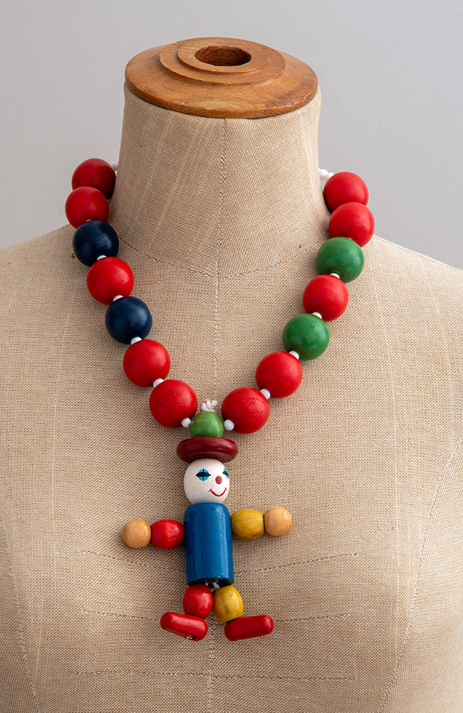 Vintage Bead Figure Necklace | Hopetown & Hunter