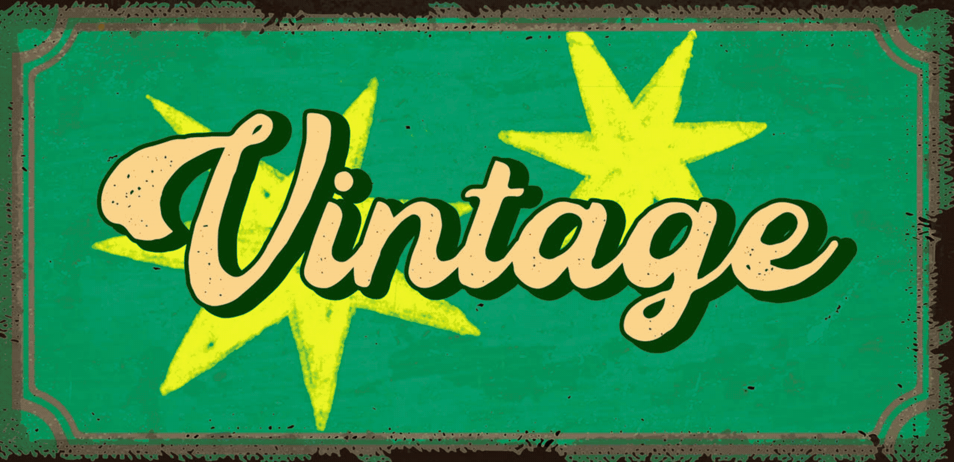 Hopetown & Hunter - Vintage Animated Banner