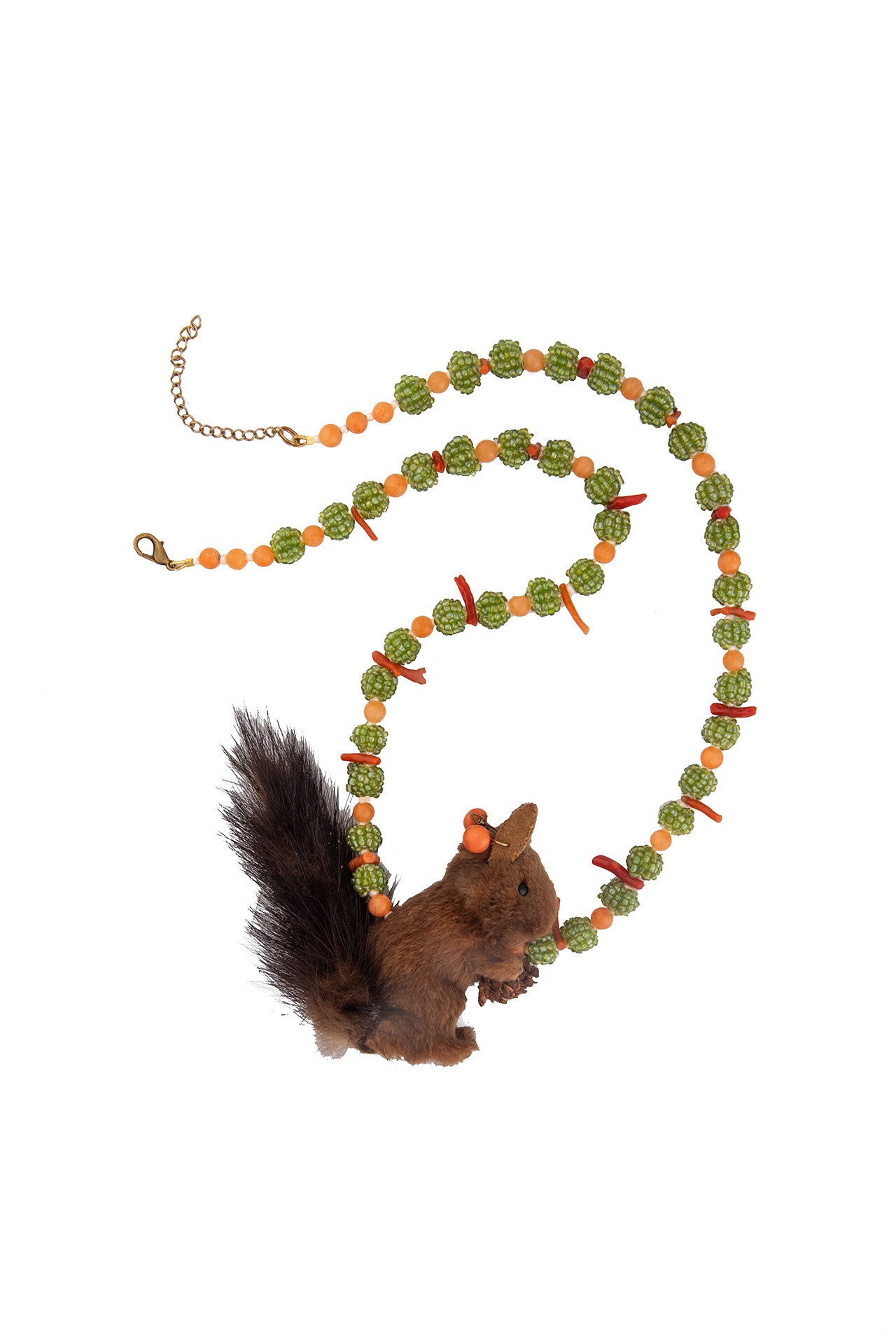 A Squad of Squirrels on Autumnal Coloured Necklaces | Hopetown & Hunter