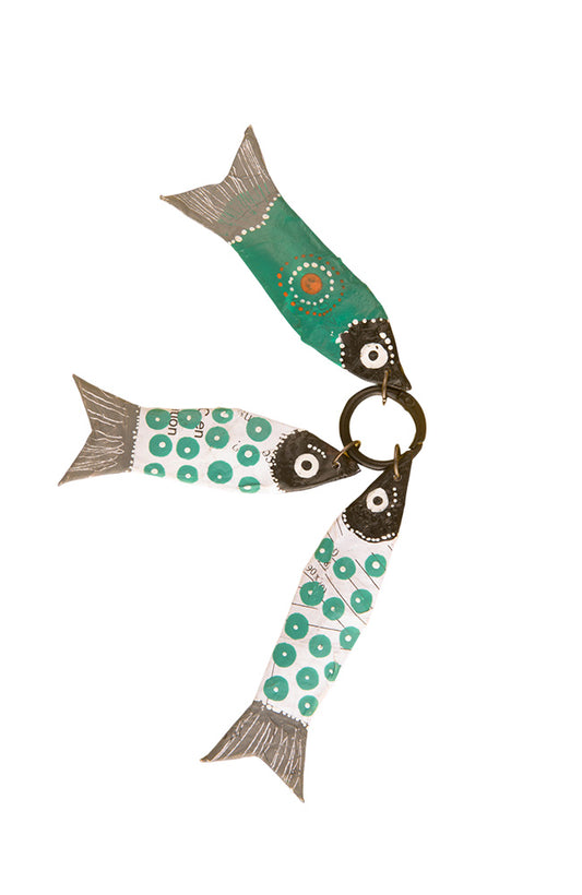 Bag Charm With Three Fish | Hopetown & Hunter