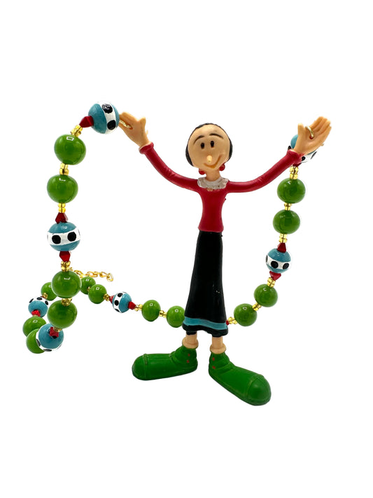 Bendy Cartoon Girl Necklace | Hopetown & Hunter
