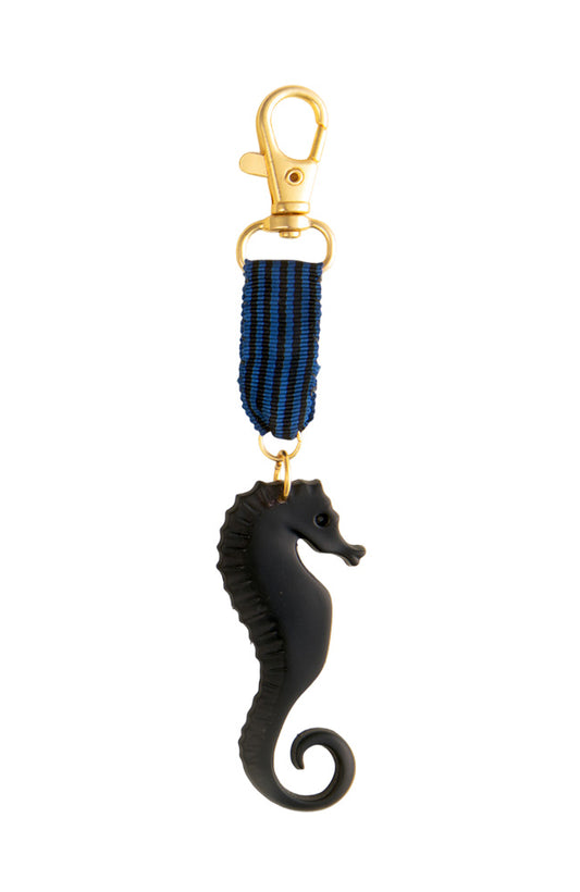 Black Seahorse Bag Charm | Hopetown & Hunter