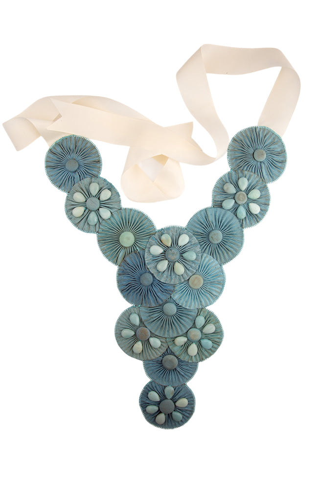 Blue Masonic Rosette Collar Necklace | Hopetown & Hunter