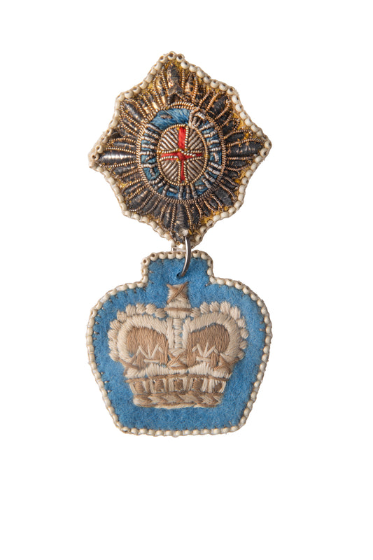 Blue Military Pip Brooch | Hopetown & Hunter