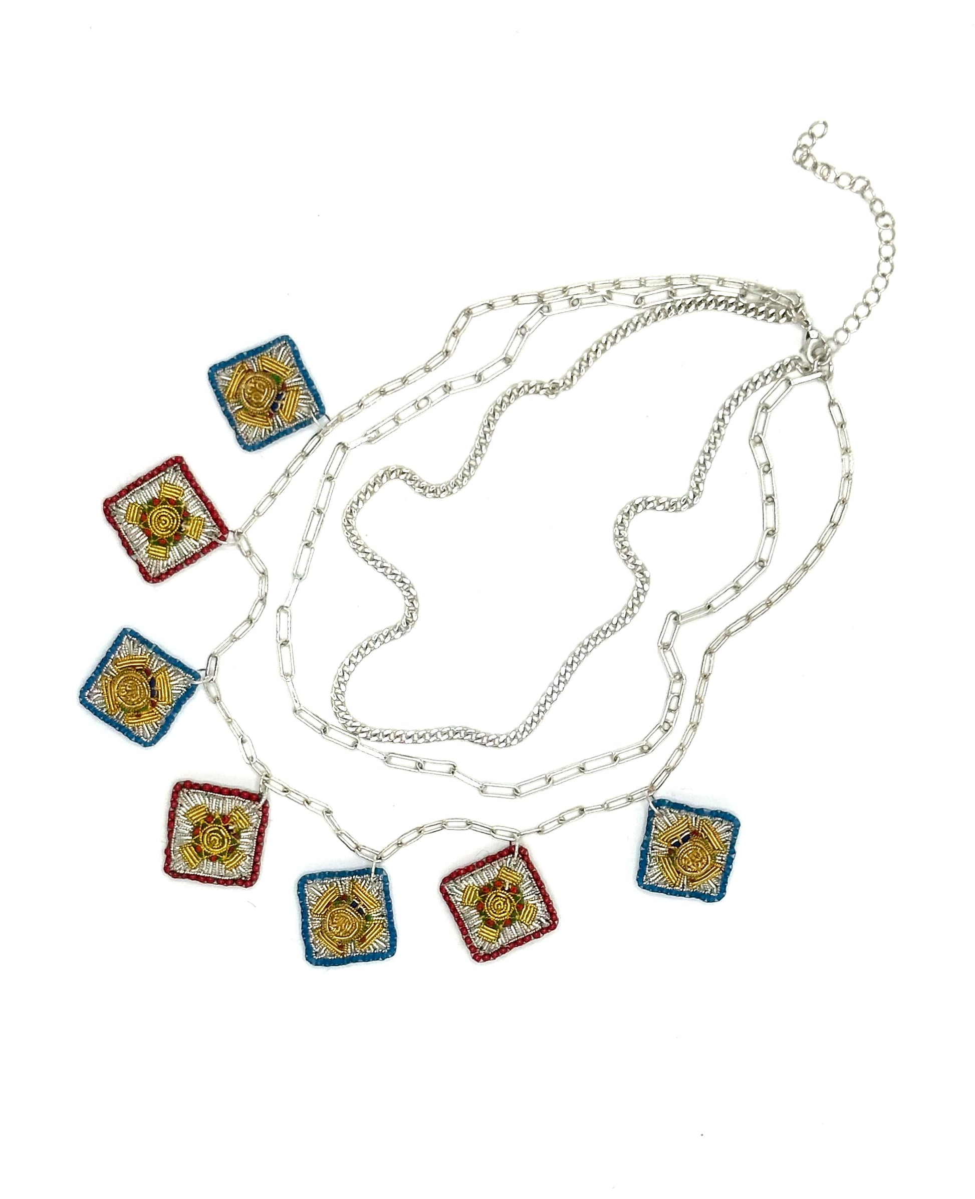 Chain and Military Pips Necklace | Hopetown & Hunter