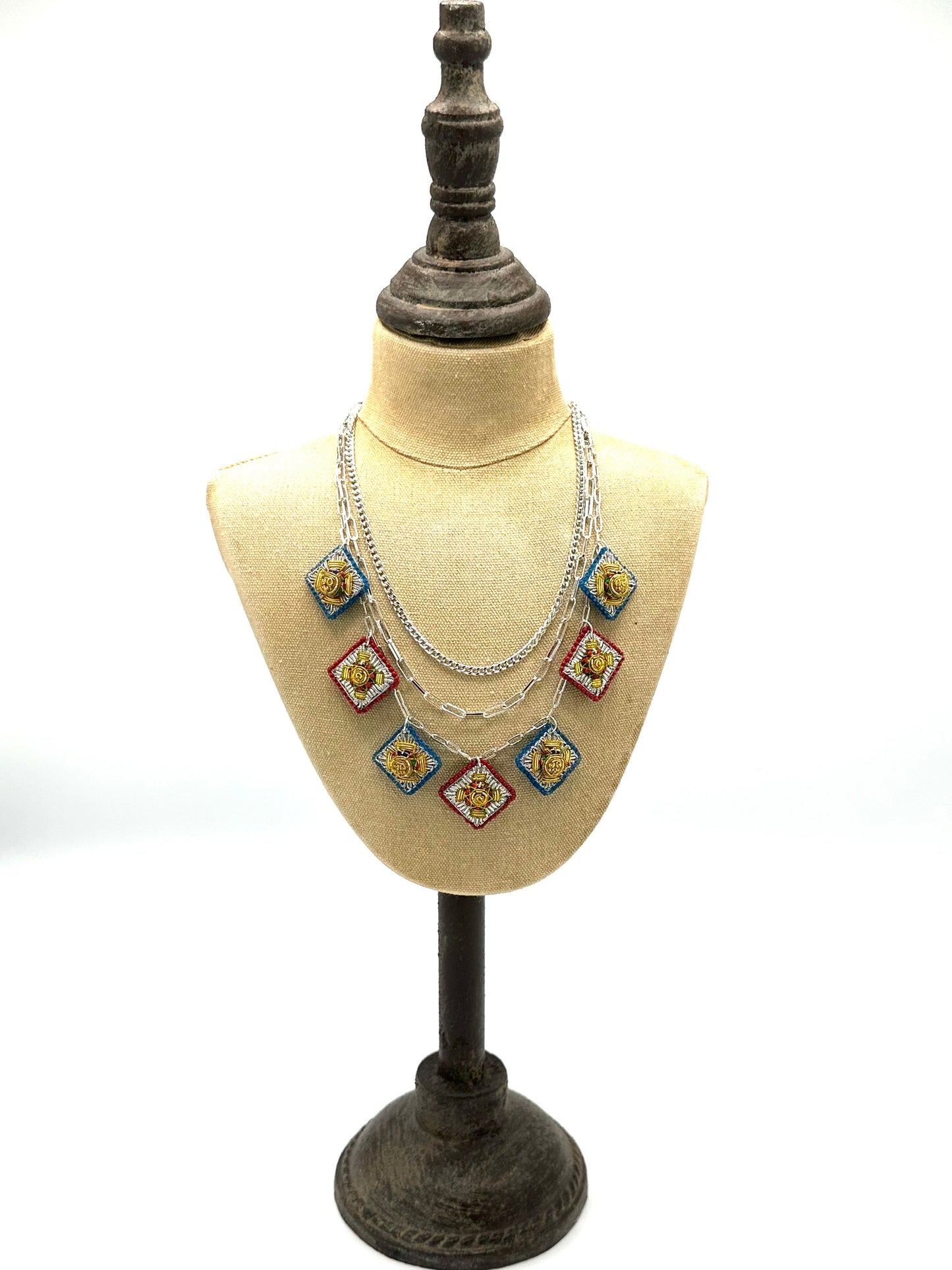Chain and Military Pips Necklace | Hopetown & Hunter