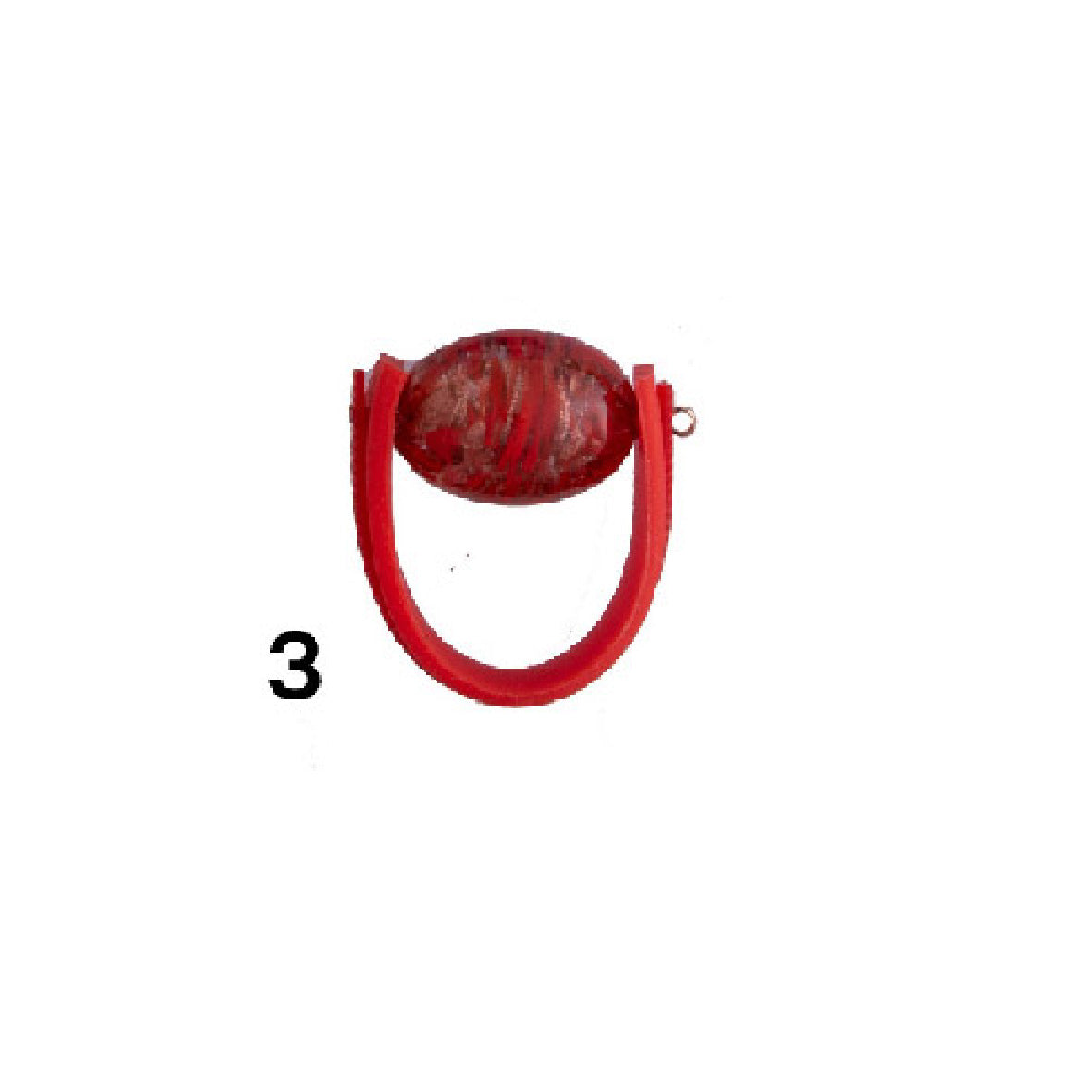 Fun Colourful Bead Rings - Size L