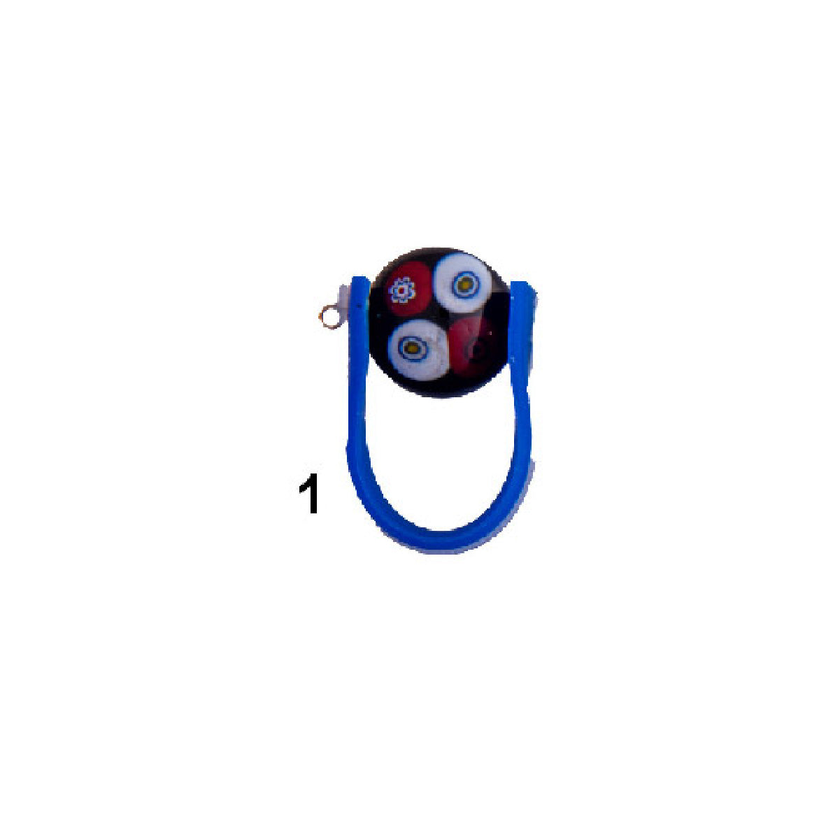 Fun Colourful Bead Rings - Size O
