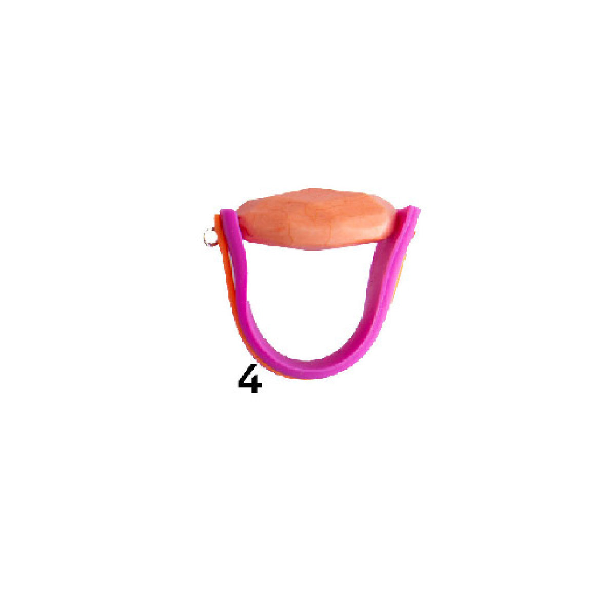 Fun Colourful Bead Rings - Size O