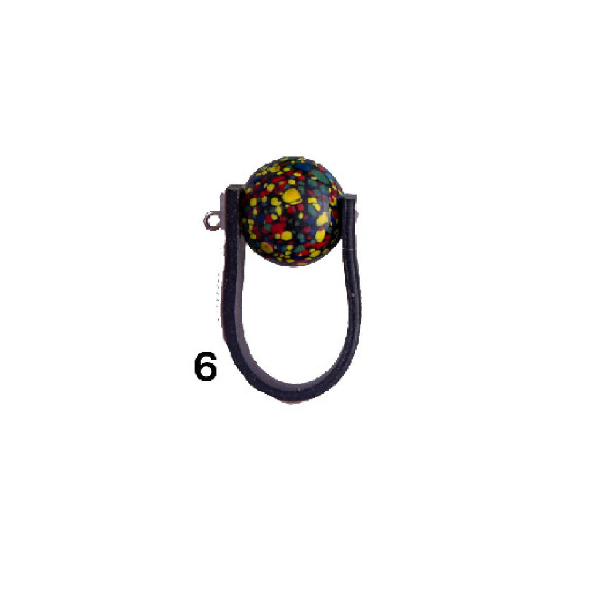 Fun Colourful Bead Rings - Size O