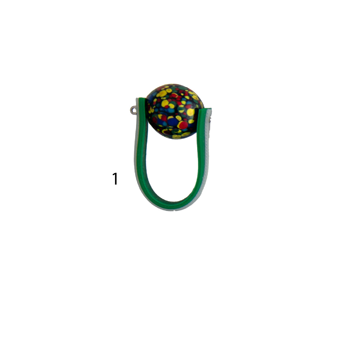 Fun Colourful Bead Rings - Size U