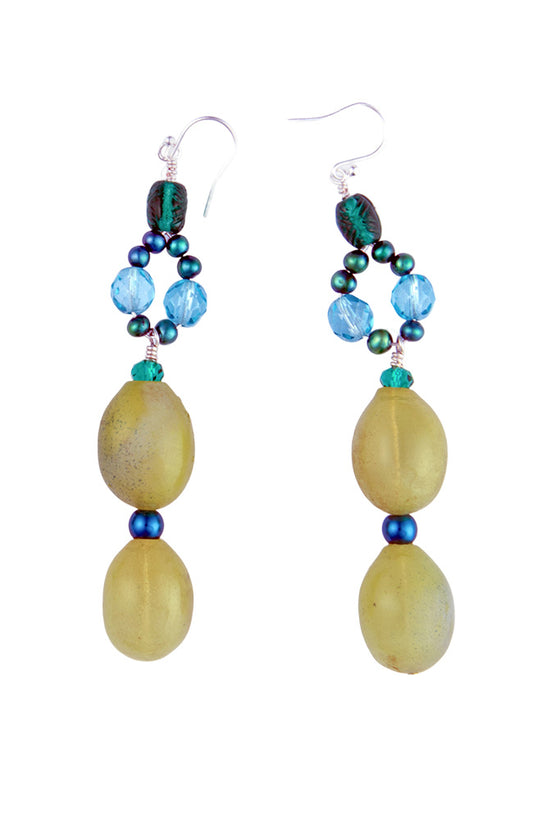 Grape Drop Earrings | Hopetown & Hunter