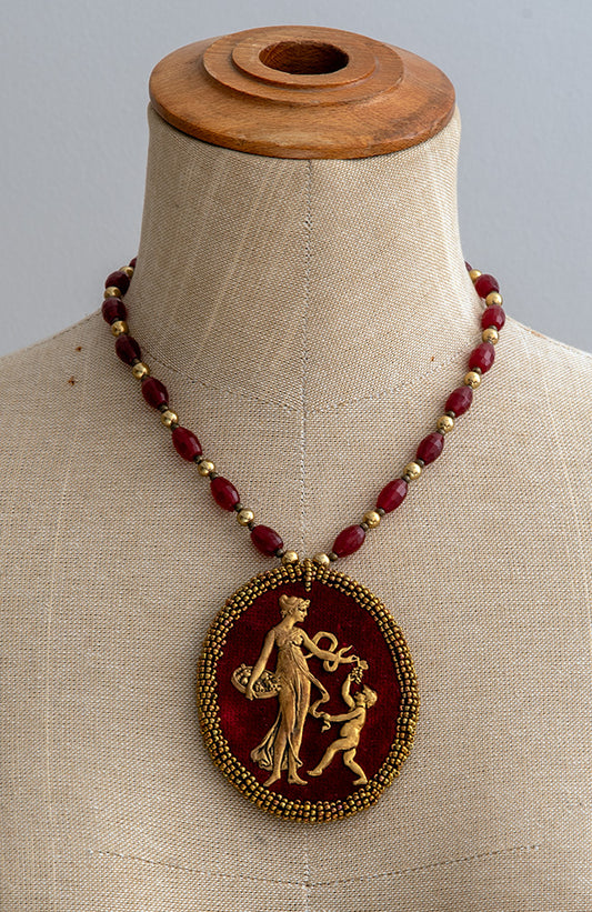 Greek Goddess And Child Necklace | Hopetown & Hunter