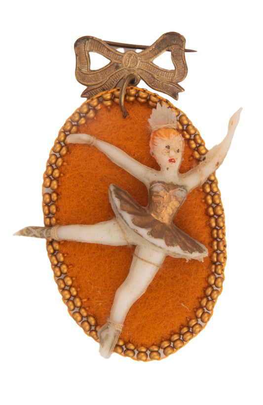 Handmade Ballet Dancer Brooch | Hopetown & Hunter