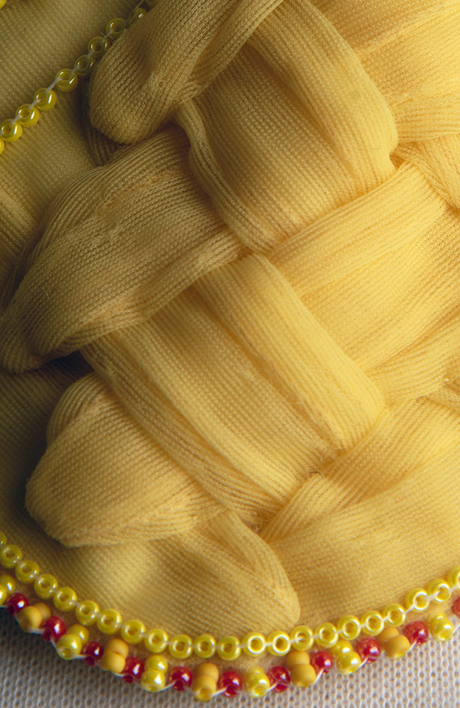 Handmade Yellow Gloves Choker | Hopetown & Hunter