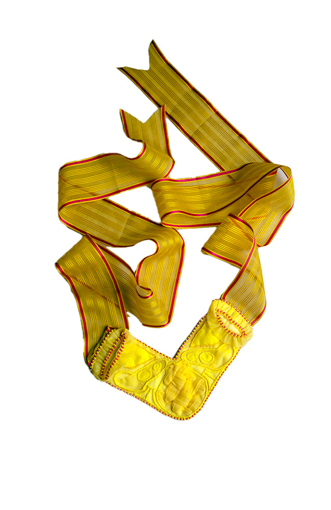 Handmade Yellow Gloves Choker | Hopetown & Hunter