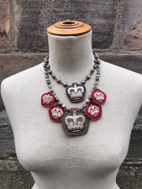 Hopetown&Hunter Military Pips Necklace