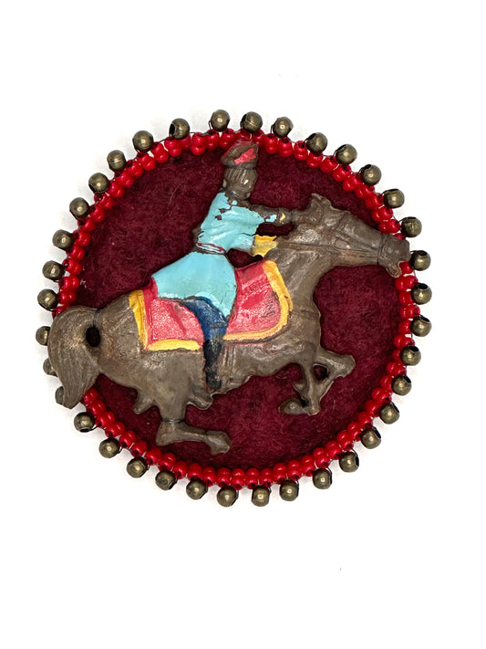 Horse And Rider Brooch