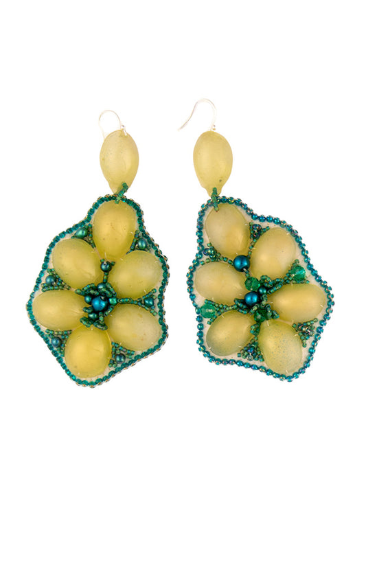 Large Dangly Grape Earrings | Hopetown & Hunter